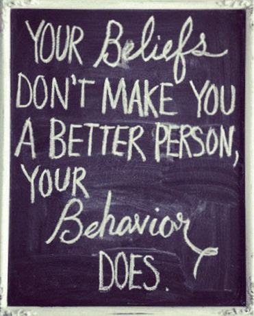 saying behave better