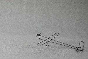 airplane in wire
